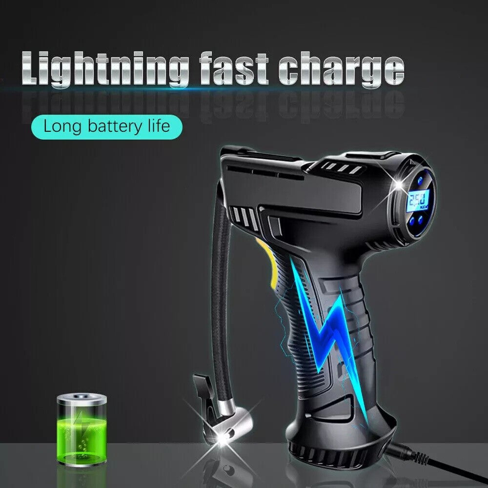 Car Tyre Inflator Cordless 12V Electric Car Tire Air Compressor