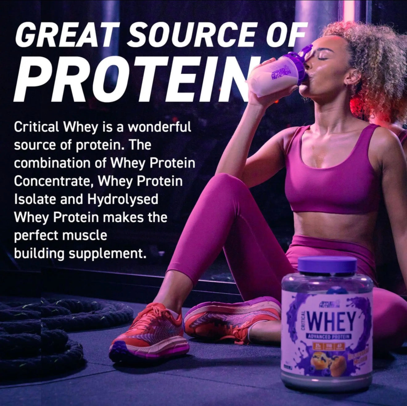 Applied Nutrition Critical Whey Protein Nutrition Powder Salted Caramel - 2KG