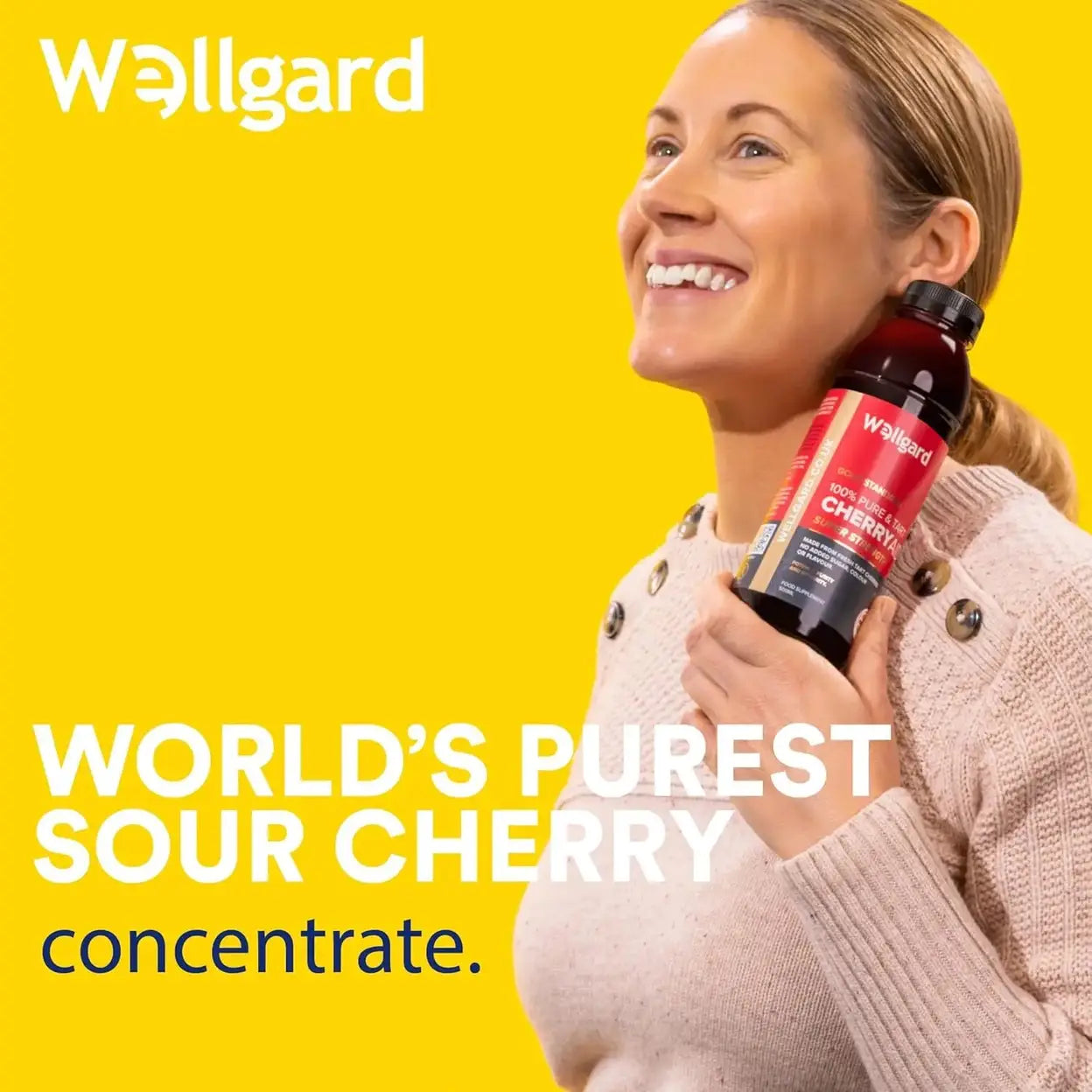 Wellgard Cherryaid Sour Cherry Concentrate Daily Wellness Support Liquid - 500ml
