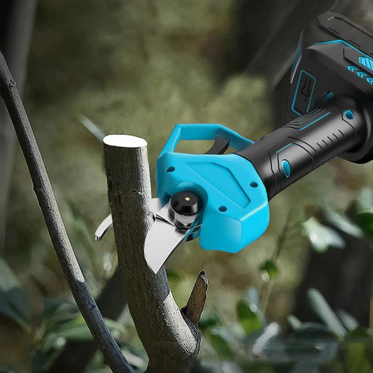 Flora Guard 35mm Cordless Electric Pruning Shears – 2×3000mAh Battery & 1A Charger, 35mm Cutting Diameter Power Garden Pruner for Thick Branches and Trees