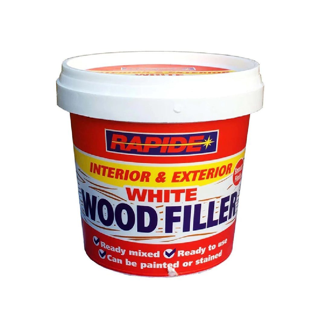 Multi Purpose Interior Exterior White Wood Filler 500g