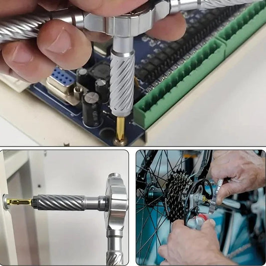 Magnetic Screwdriver Set 30 In 1 DIY Ratchet Screwdriver Kit For Home, Bikes NEW