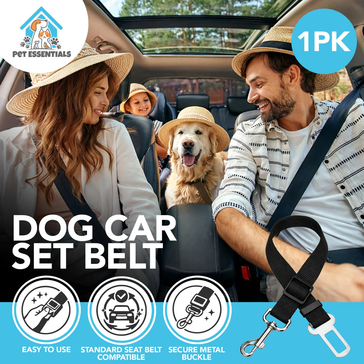 Pet Dog Seat Belt