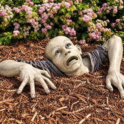 Halloween Crawling Zombie Decoration Outdoor Garden Statue Graveyard Horror Prop for Halloween Decor