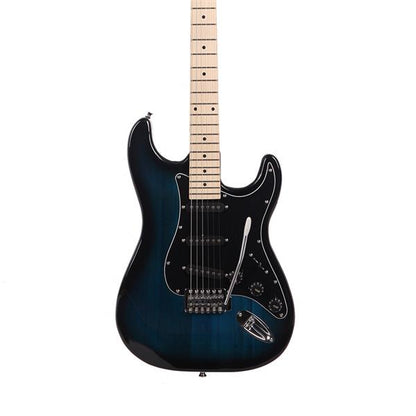GST Electric Guitar Kit – Dark Blue with Black Pick-guard