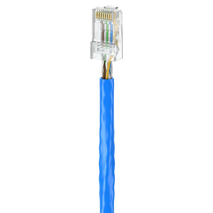 50M 165Ft CAT6 RJ45 Ethernet Network High Speed Cable 23AWG Solid Bare Copper