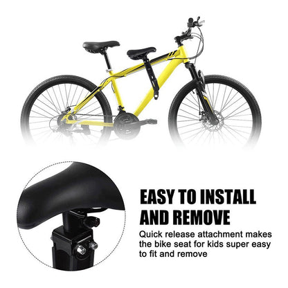 Kids Bike Seat Front Mounted Seats Detachable Mountain Bike Kid Seat  Armrest