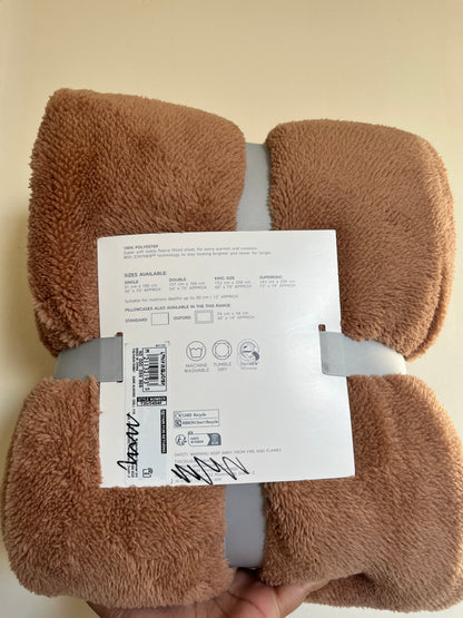 M&S Teddy Fleece Fitted Sheets