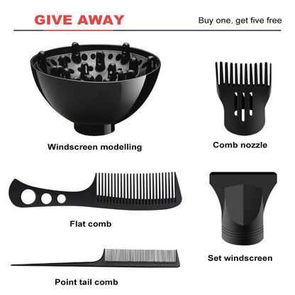 Professional Hair Dryer Fast Drying Ionic Hairdryer With Diffuser Hairdryer UK
