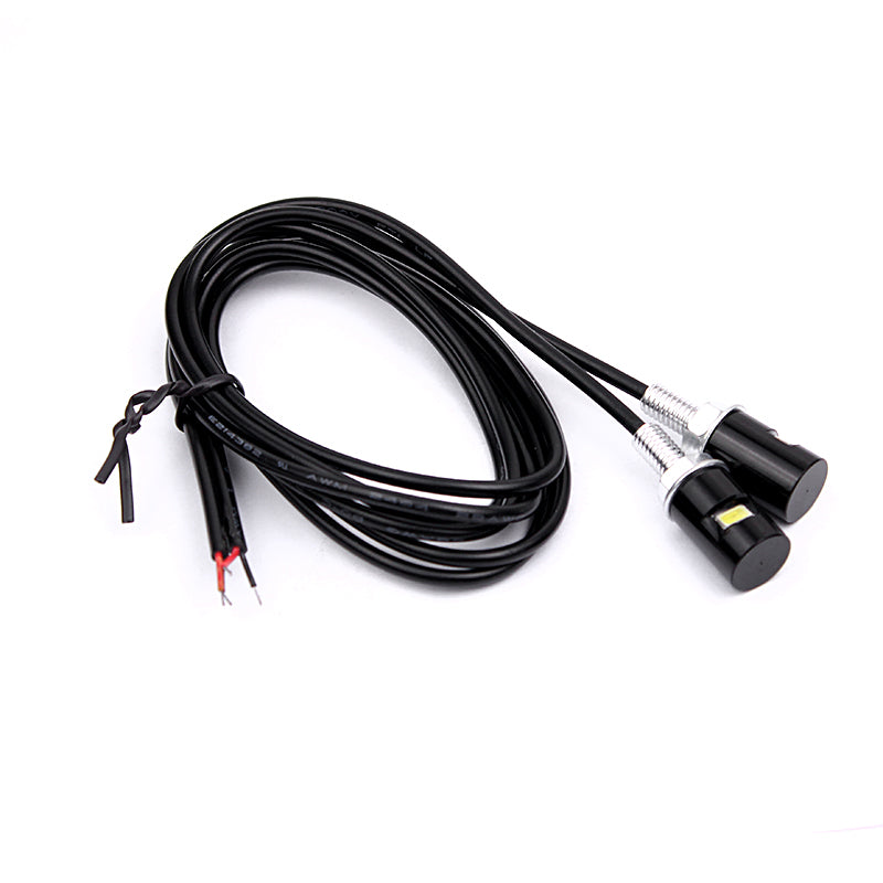 LED License Plate Screw Bolt Lights 12V 2 Pack