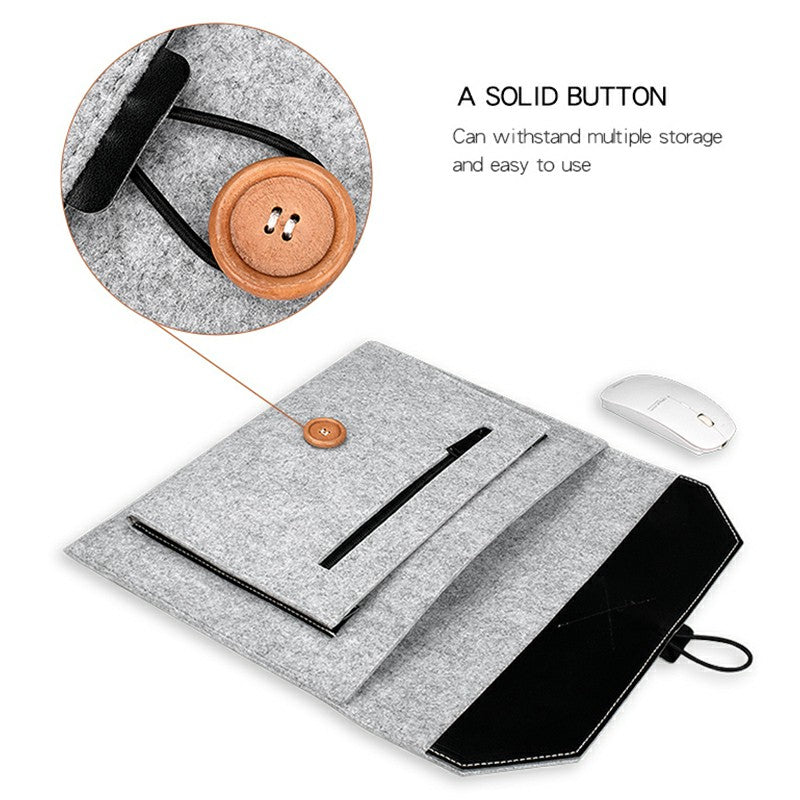Felt Laptop Sleeve Protective Case for 13-Inch MacBook Pro/iPad
