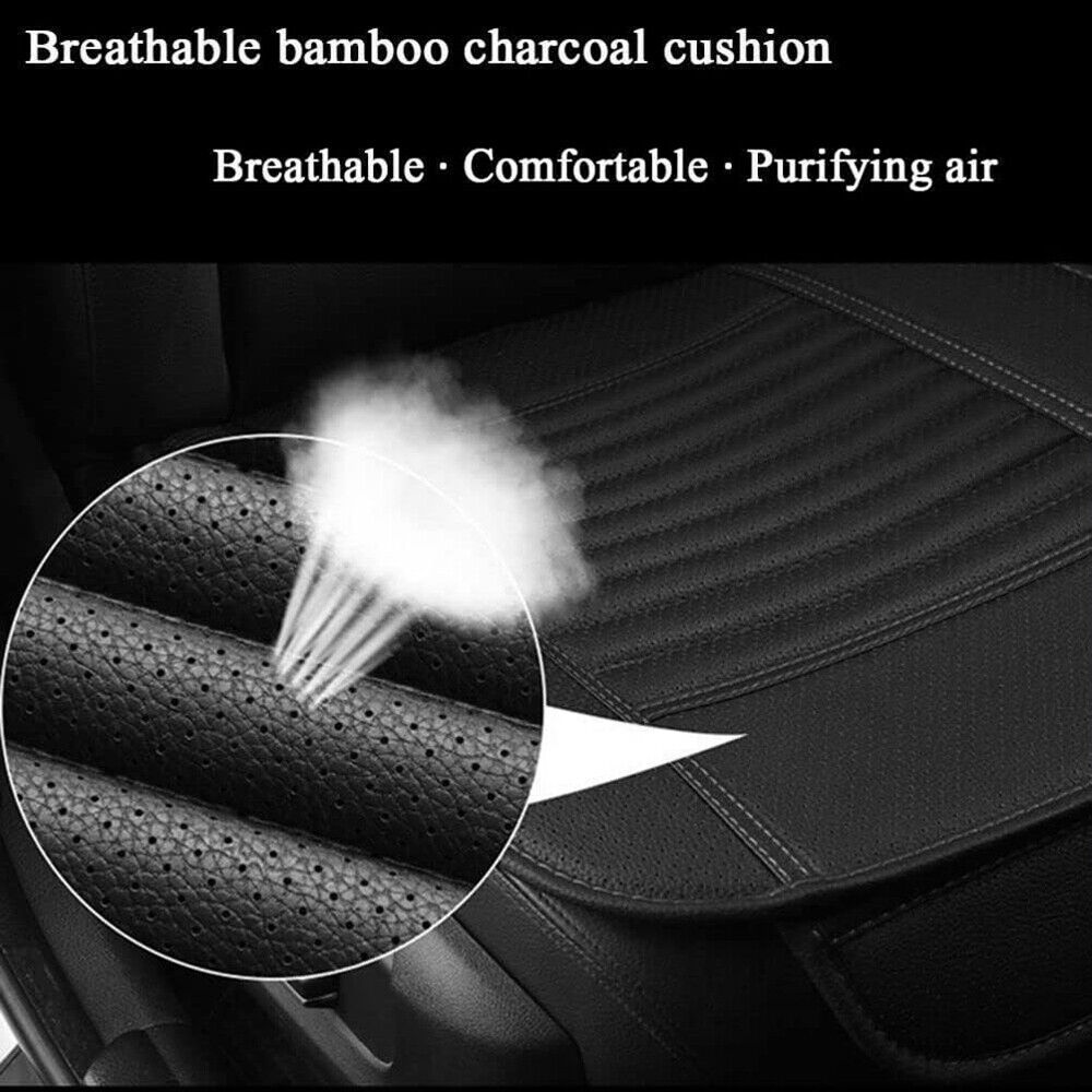 1Pcs 3D Car Front Seat Cover Pad Full Surround PU Leather Chair Cushion Mat