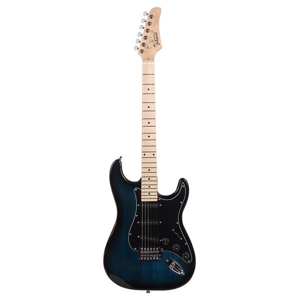 GST Electric Guitar Kit – Dark Blue with Black Pick-guard