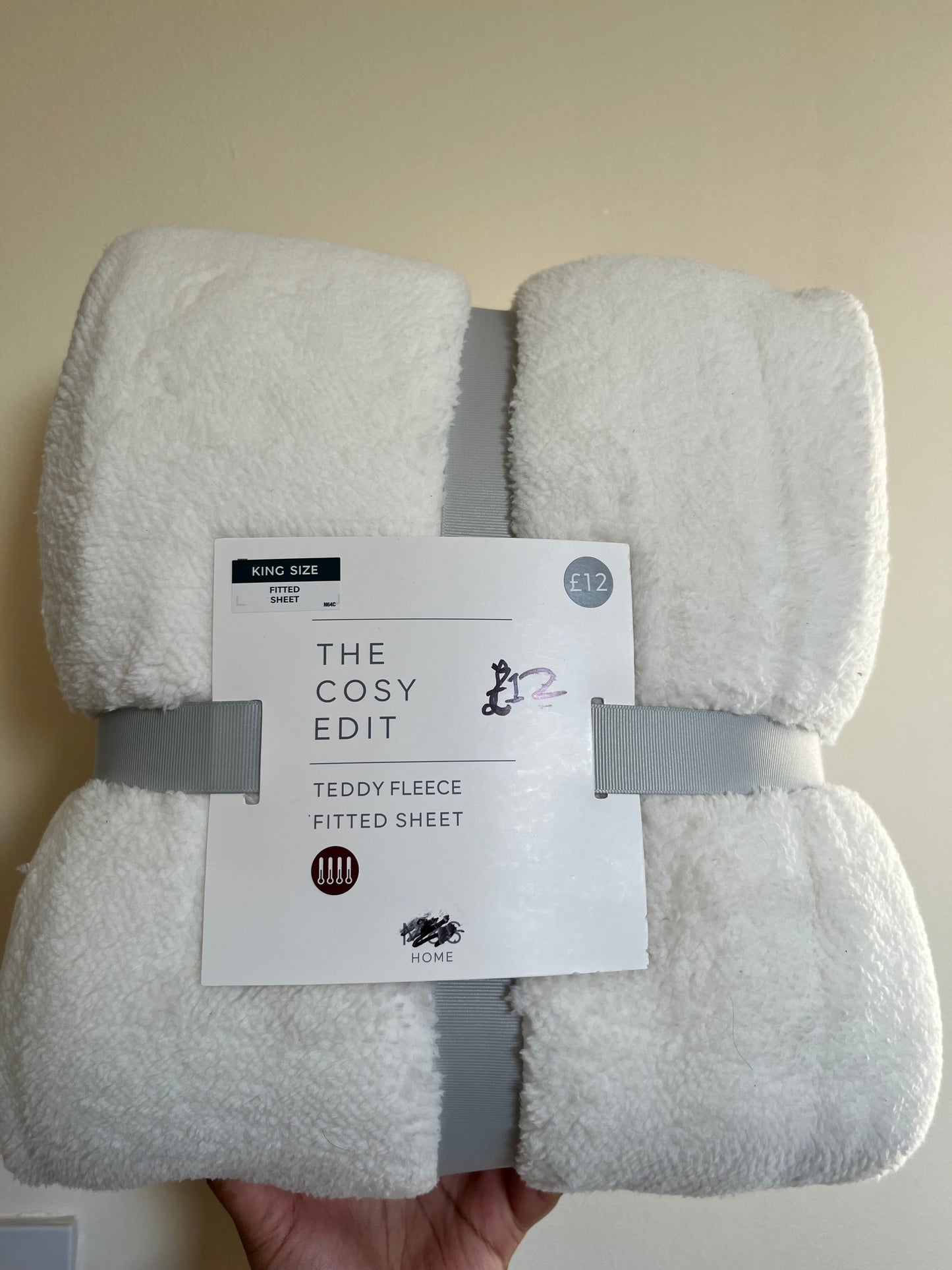 M&S Teddy Fleece Fitted Sheets
