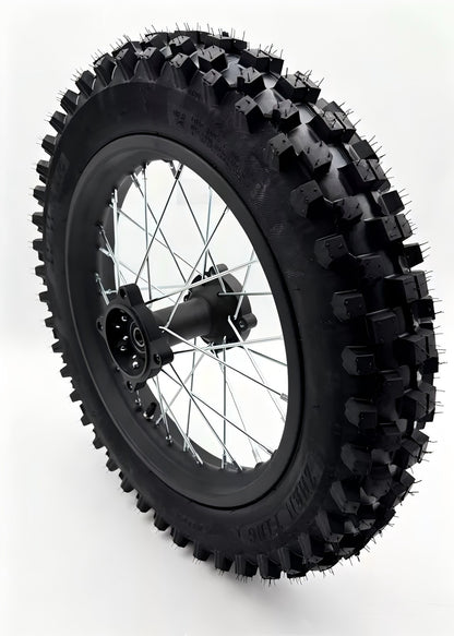 90 -14 Motorcycle Back Wheel Tyre Steel Rear Off-Road Wheel For 14 Motorbike
