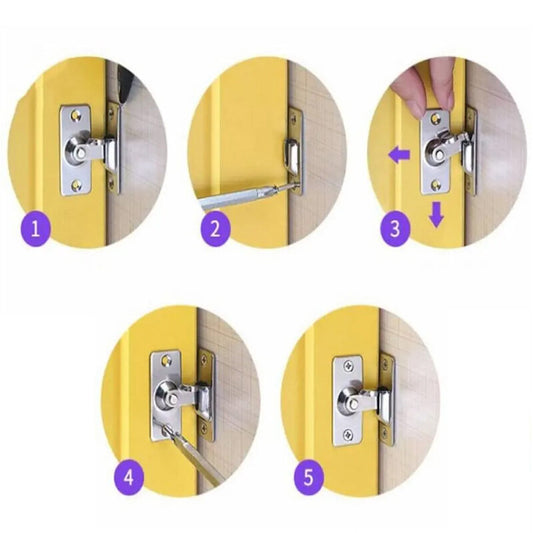 90 Degree Stainless Steel Latch Safety Right Angle Lock Catch Door Sliding