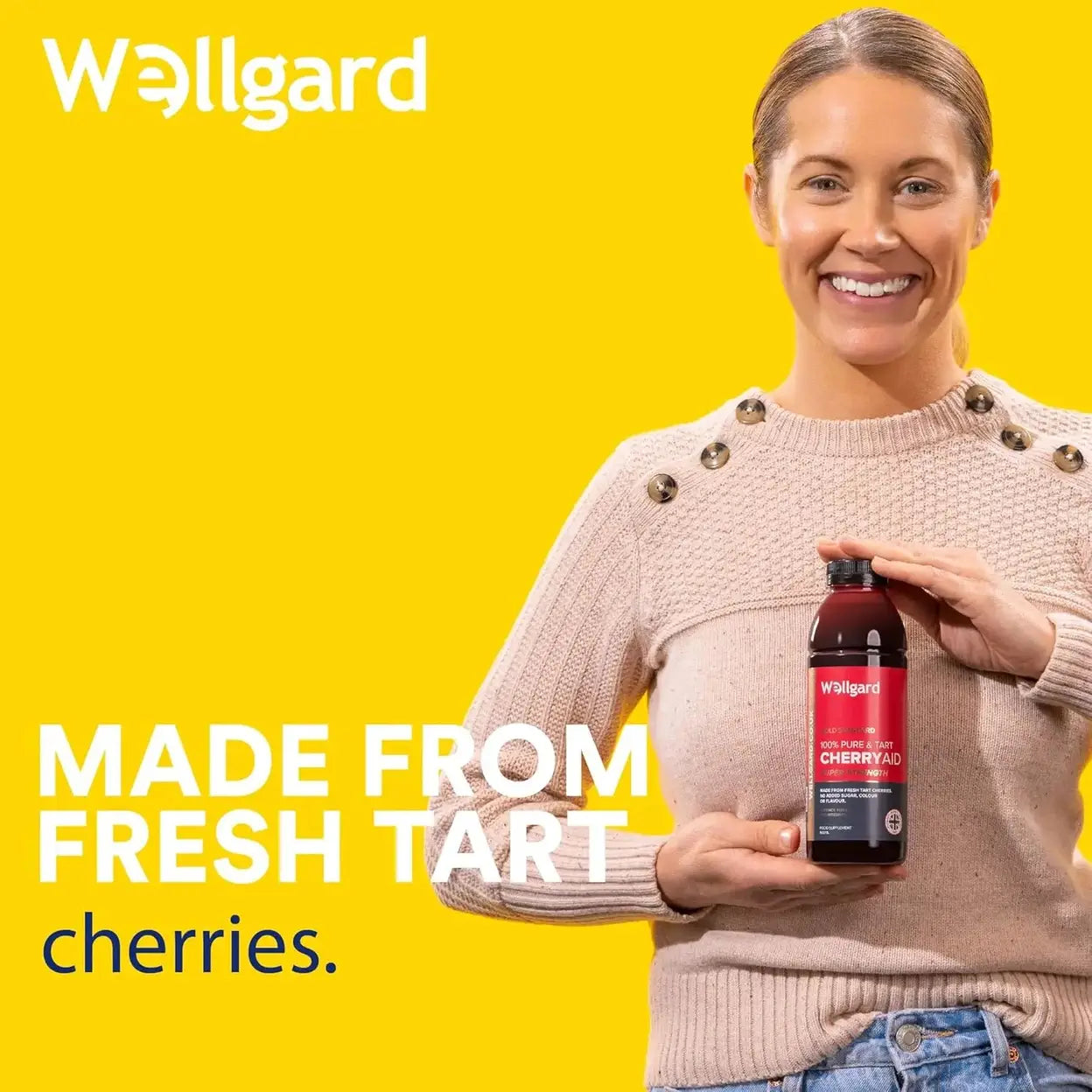 Wellgard Cherryaid Sour Cherry Concentrate Daily Wellness Support Liquid - 500ml