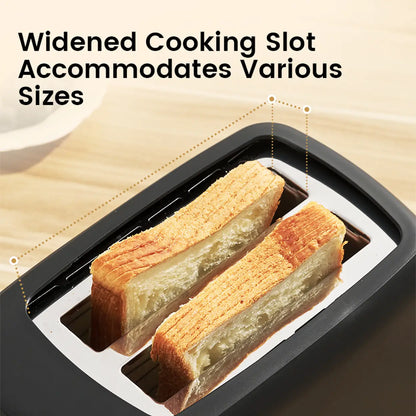 Bread Machine Toaster - Breakfast Machine for Toast, Sandwiches, Bagels, Dual-Sided Multi-Function Light Food Appliance - 6-Level Baking 650W 3D Quick Bake