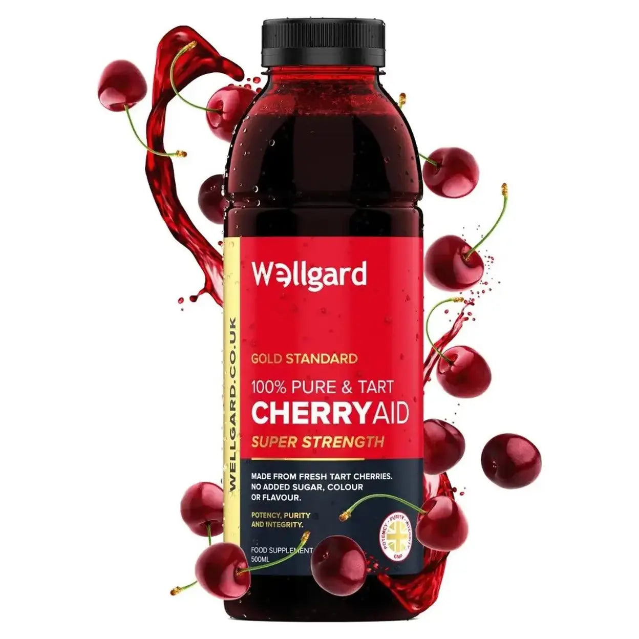 Wellgard Cherryaid Sour Cherry Concentrate Daily Wellness Support Liquid - 500ml