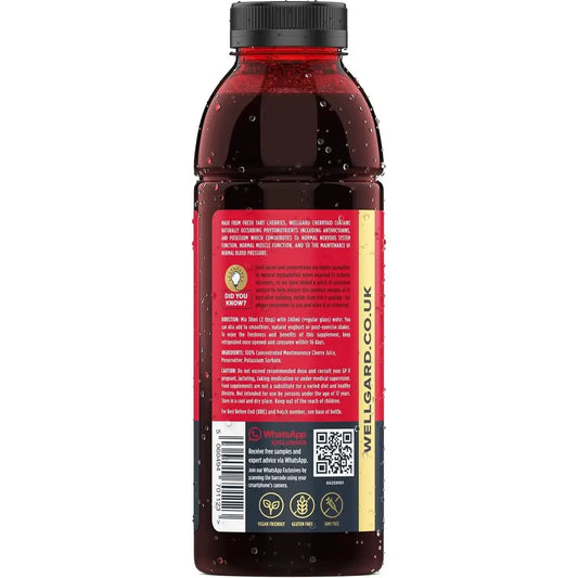 Wellgard Cherryaid Sour Cherry Concentrate Daily Wellness Support Liquid - 500ml