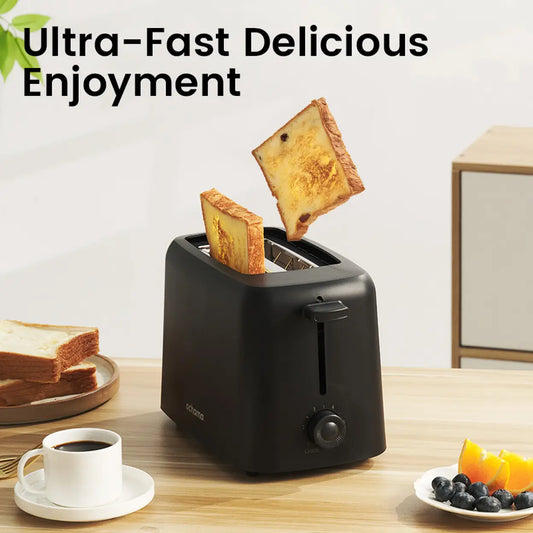 Bread Machine Toaster - Breakfast Machine for Toast, Sandwiches, Bagels, Dual-Sided Multi-Function Light Food Appliance - 6-Level Baking 650W 3D Quick Bake