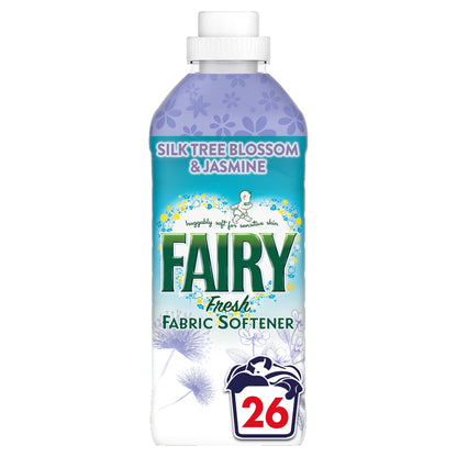 Fairy Fresh Fabric Conditioner Silk Tree Blossom & Jasmine 26 Washes, 858ml