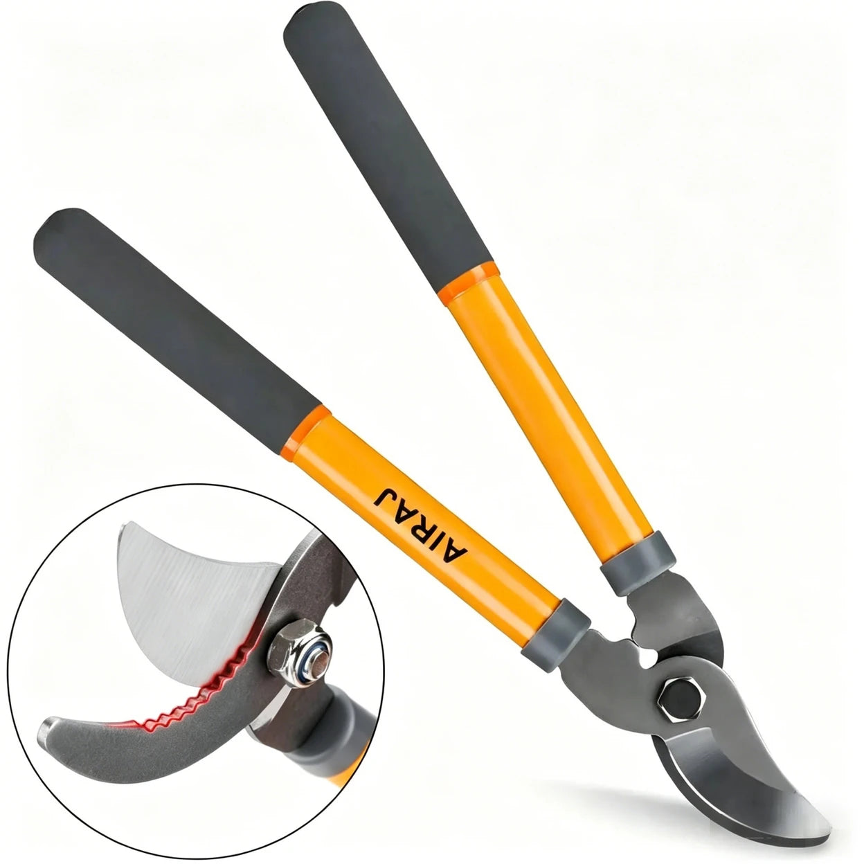 AIRAJ 40cm Tree Loppers, Bypass Garden Lopper with 3.5cm Cutting Capacity