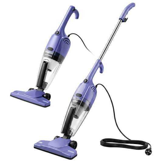 Ochama Corded Vacuum Cleaner, 500W, 0.5L, Dual-Use Handheld & Stick, High Suction Power, Transparent Dust Container, Slim Design, Ideal for Pets & Home