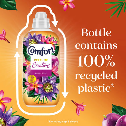 Comfort Perfume Creations Fabric Conditioner, Passion Bloom, 45 Washes, 1.35l