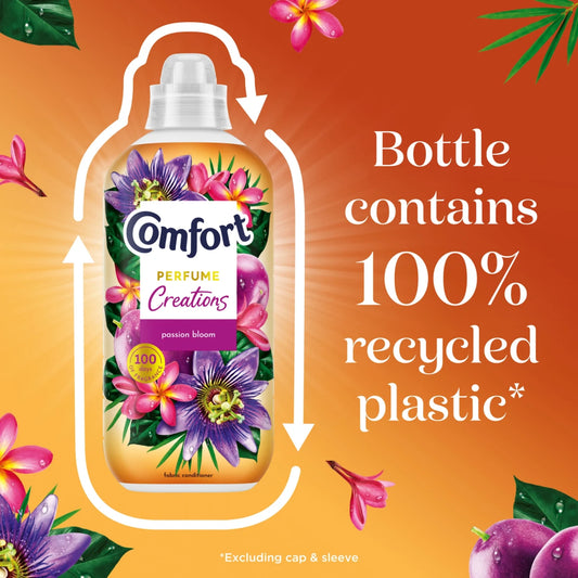 Comfort Perfume Creations Fabric Conditioner, Passion Bloom, 45 Washes, 1.35l