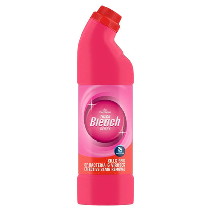 3x Morrisons Berry Thick Bleach, 750ml