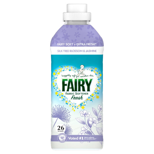 Fairy Fresh Fabric Conditioner Silk Tree Blossom & Jasmine 26 Washes, 858ml