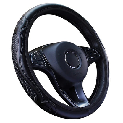 Universal Car Steering Wheel Cover Anti Slip PU Leather Comfortable 38cm