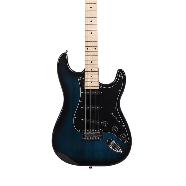 GST Electric Guitar Kit – Dark Blue with Black Pick-guard