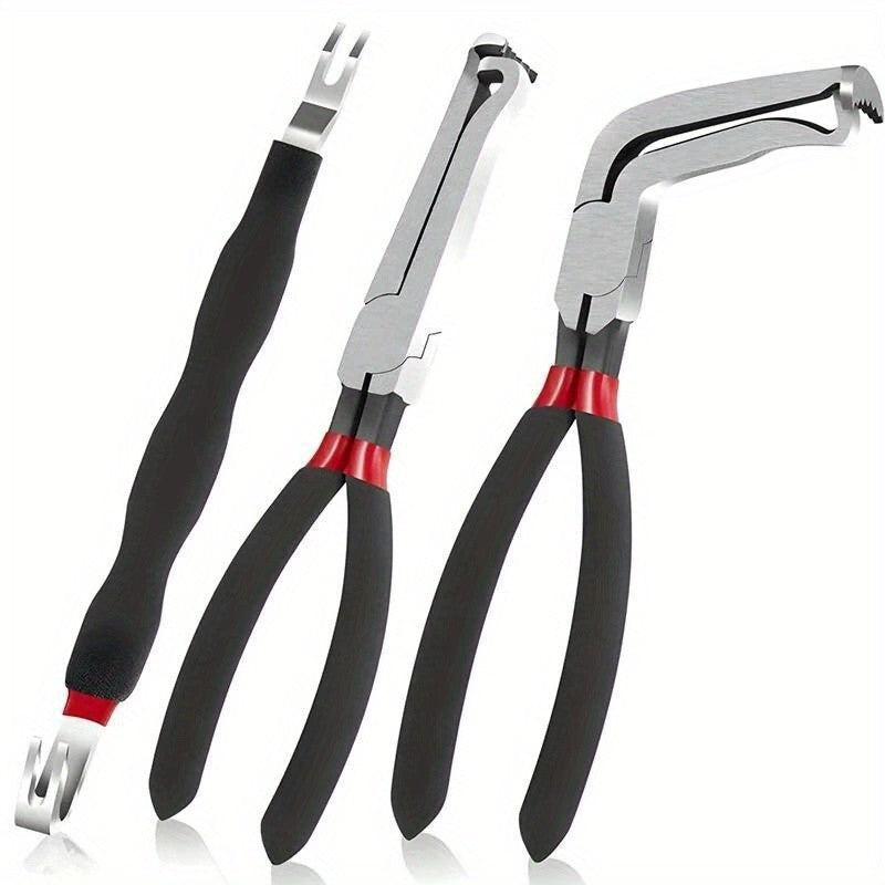 3x Electrical Connector Disconnect Pliers For Cars Automotive Plug Removal Tool
