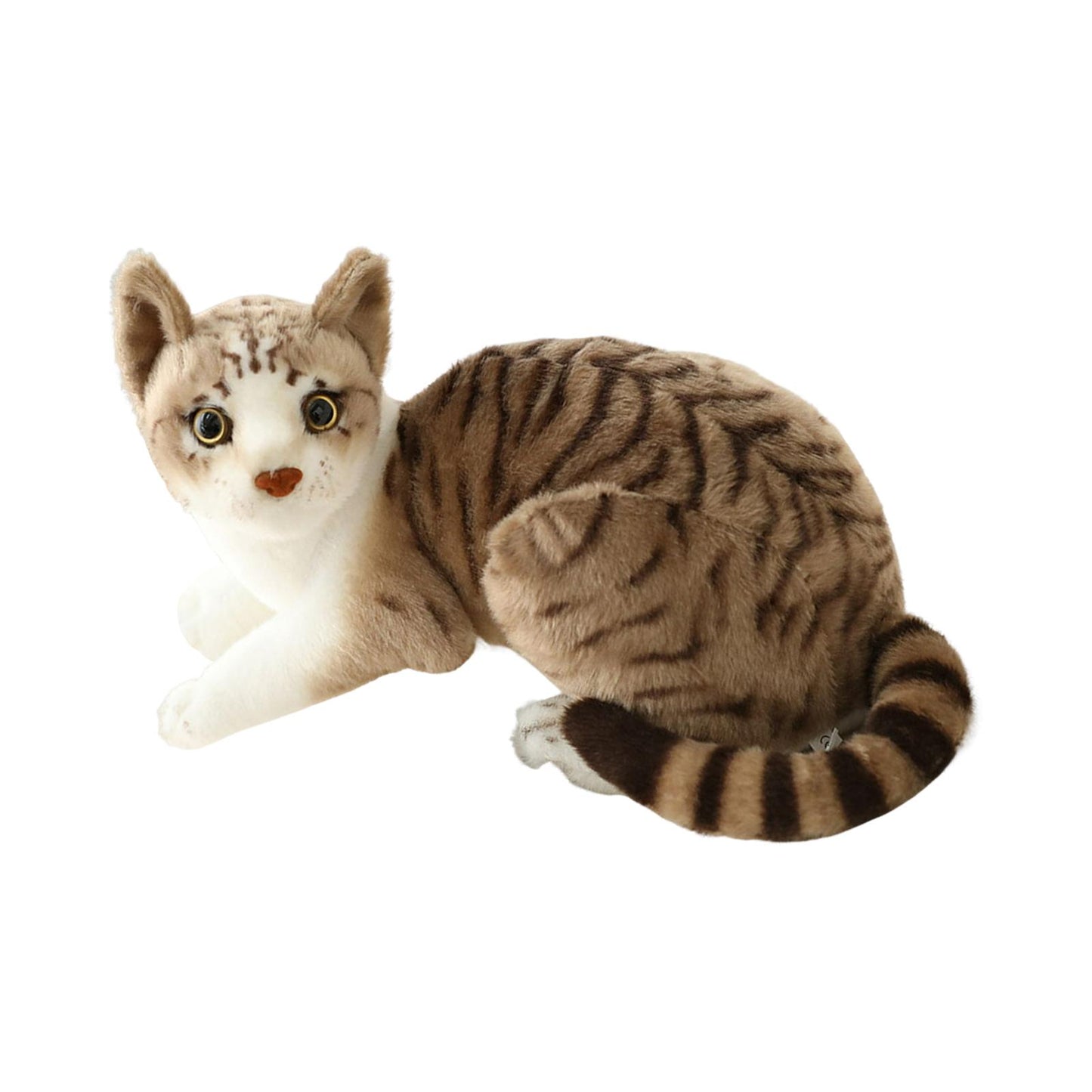 Simulation Siamese Cats Animal Plush Padding Stuffed For Birthday Gift StyleC