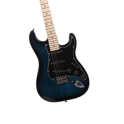 GST Electric Guitar Kit – Dark Blue with Black Pick-guard