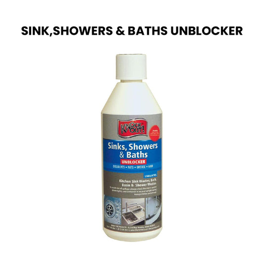 Knock Out Sinks, Showers and Baths Unblocker 500 ml