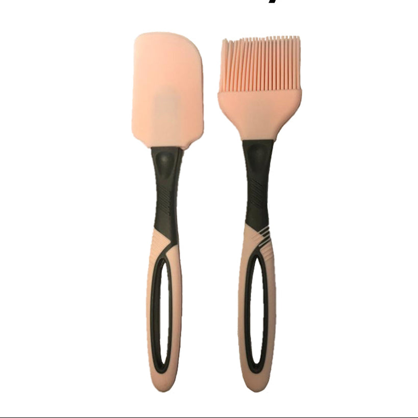 24 cm Silicone Spatula and Pastry Brush Set