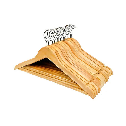 Pack of 20 pcs Wooden Clothes Coat Hangers 44 x 23 cm