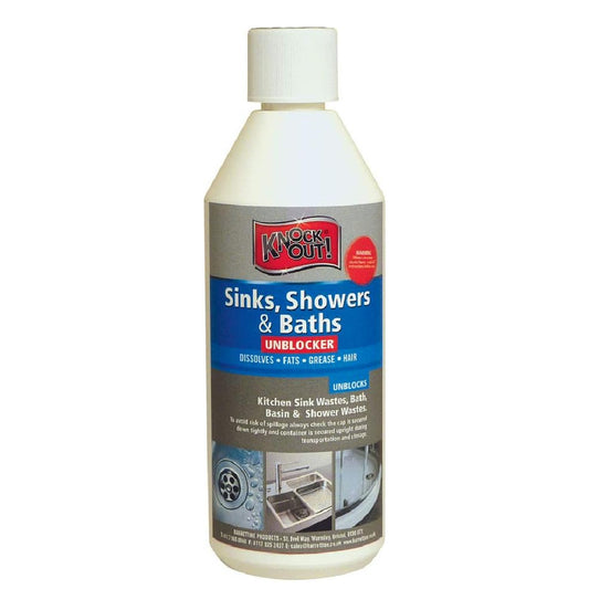 Knock Out Sinks, Showers and Baths Unblocker 500 ml
