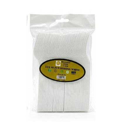 40 pcs Reusbale Forks 17.5cm