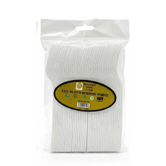 40 pcs Reusbale Forks 17.5cm