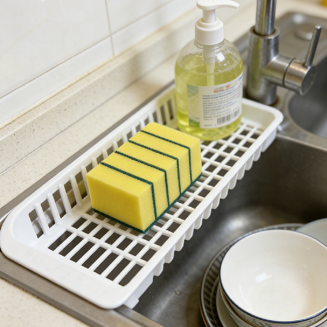 5PCS Dishwashing Sponge Dual Sided Dish  11 x 6cm
