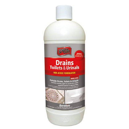 Knock Out New Drains,Toilets and Urinals 1 Litre