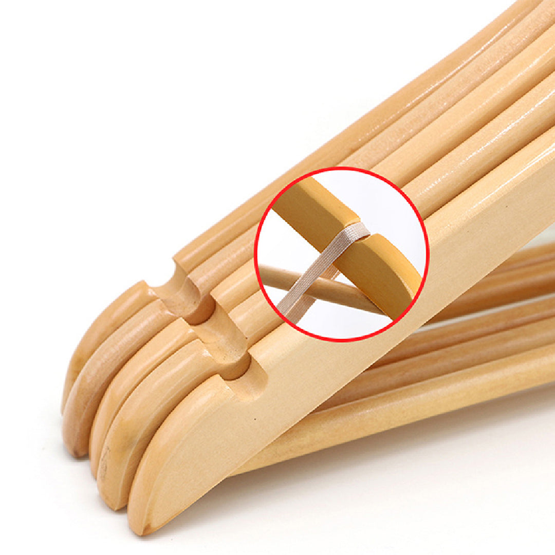 Pack of 20 pcs Wooden Clothes Coat Hangers 44 x 23 cm