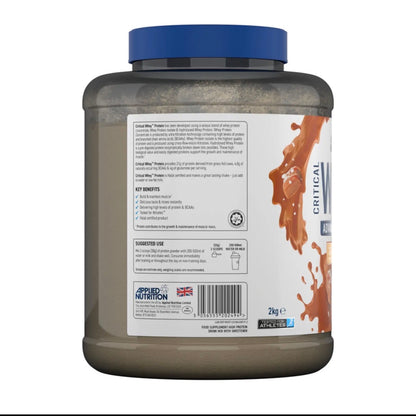 Applied Nutrition Critical Whey Protein Nutrition Powder Salted Caramel - 2KG
