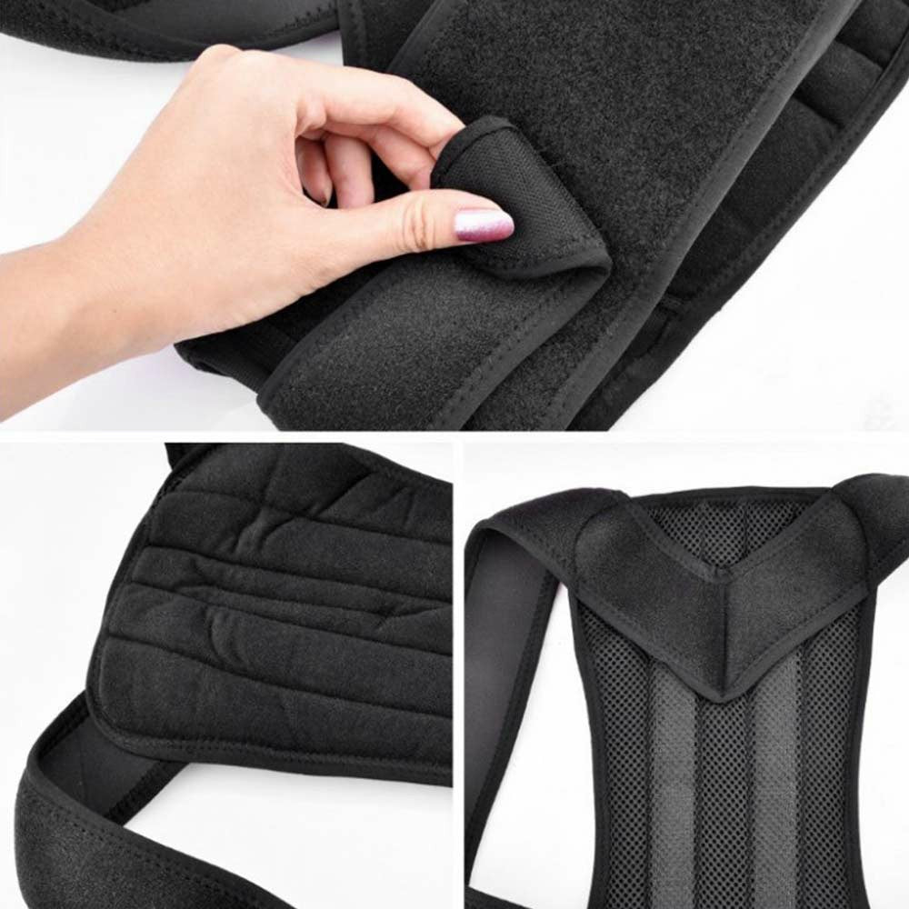 Adjustable Back Posture Corrector and Lumbar Support Brace