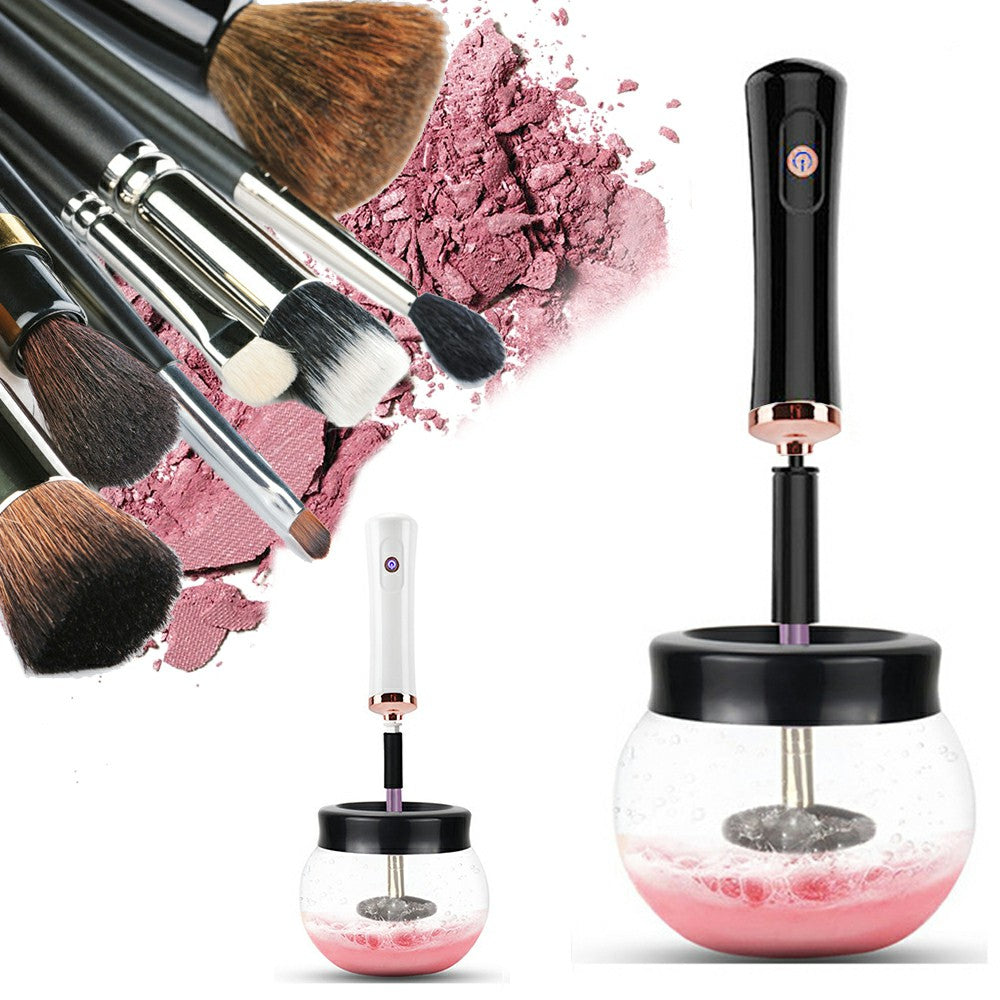 Electric Makeup Brush Cleaner and Dryer Machine Set