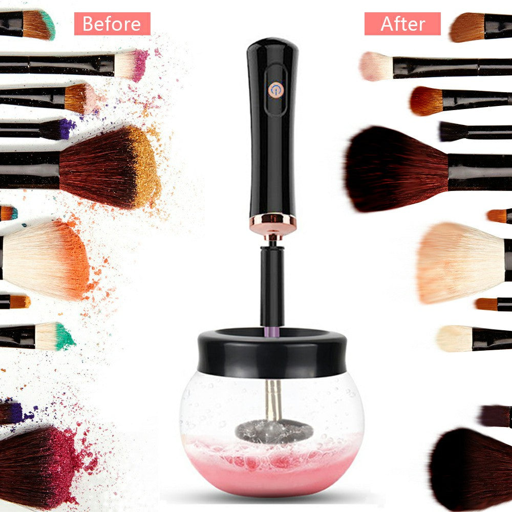 Electric Makeup Brush Cleaner and Dryer Machine Set